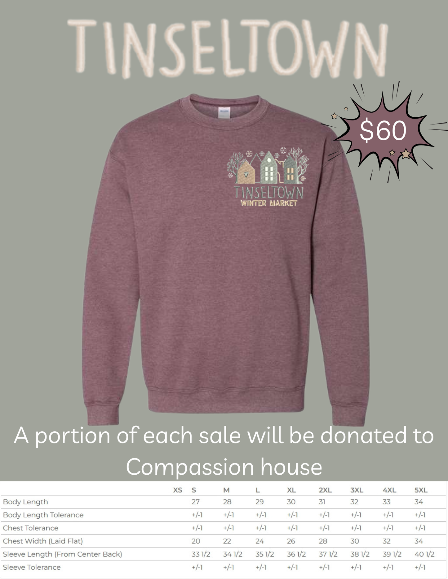 TINSELTOWN WINTER MARKET SWEATSHIRT