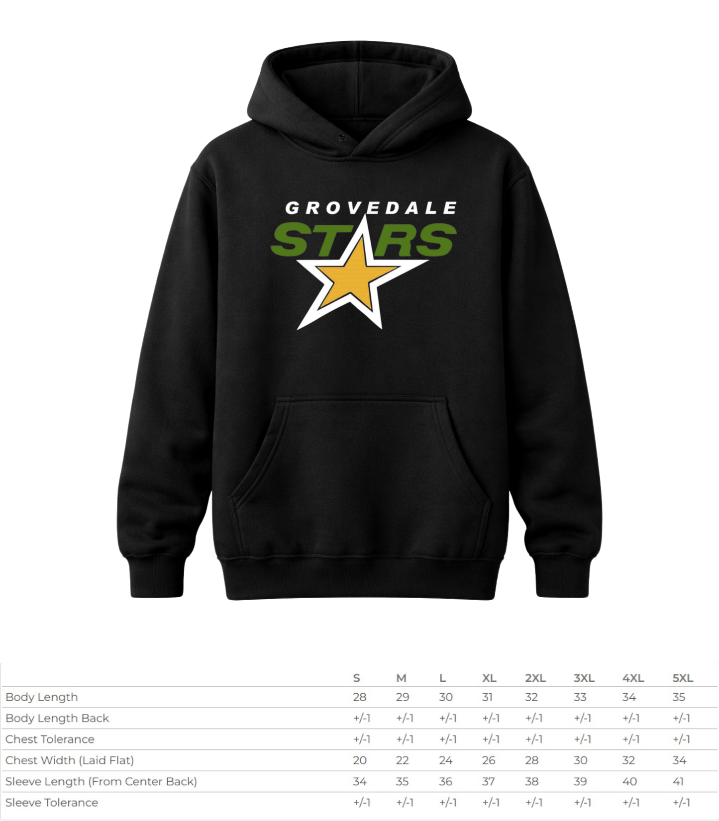 Grovedale Stars Hoodie