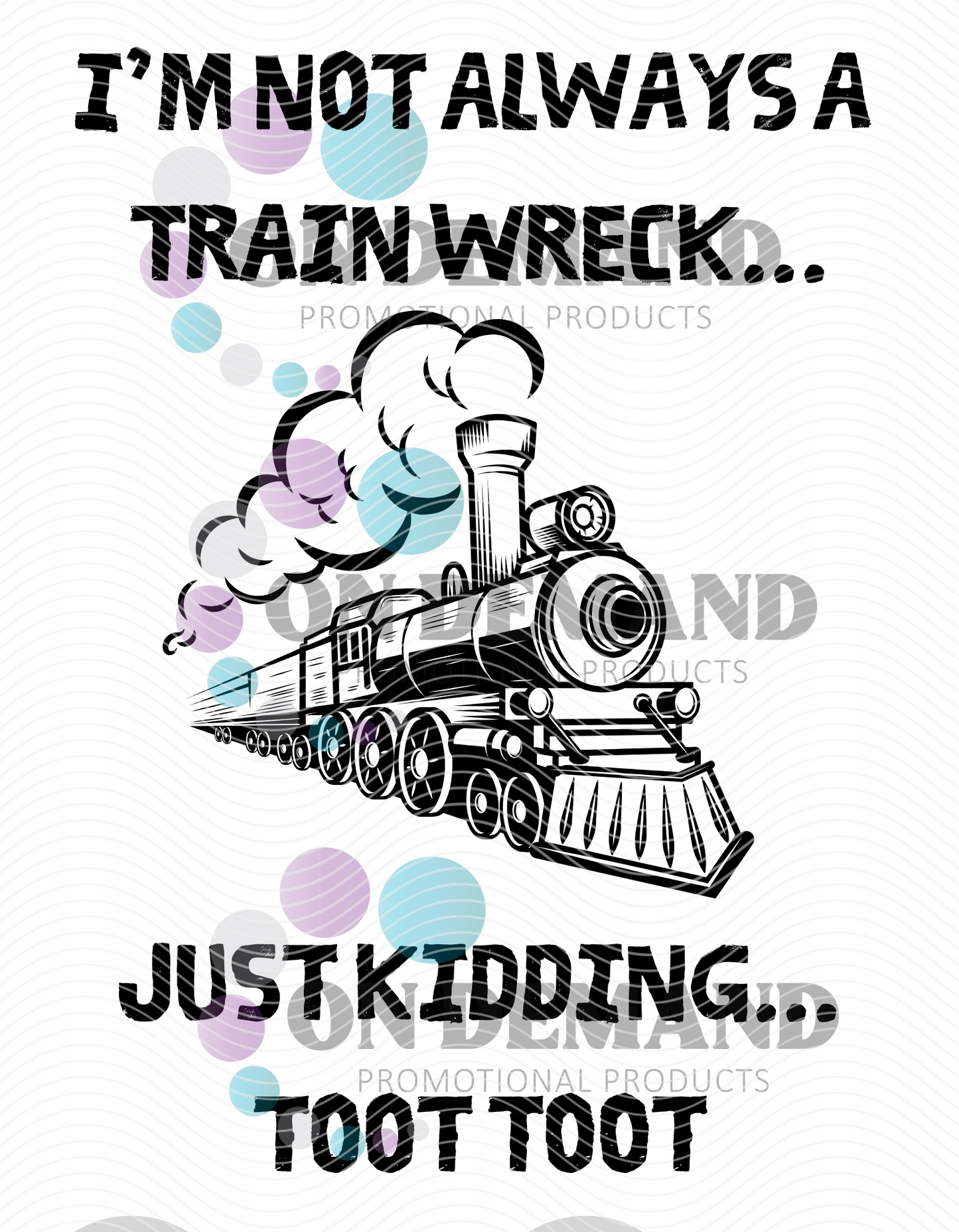 Trainwreck Digital Design -Black