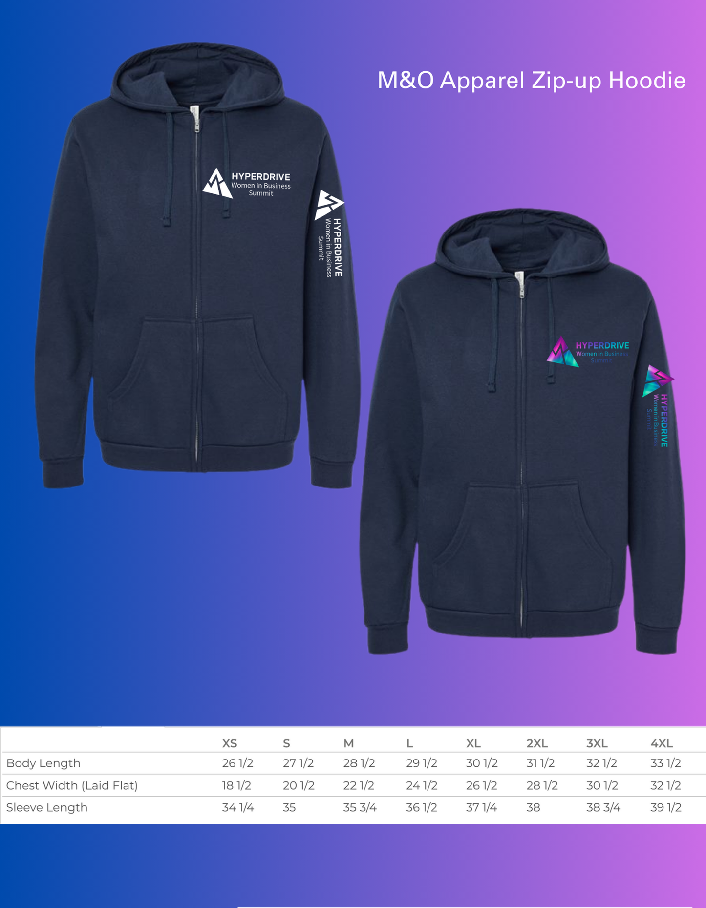 Hyperdrive Zip Up Hoodie