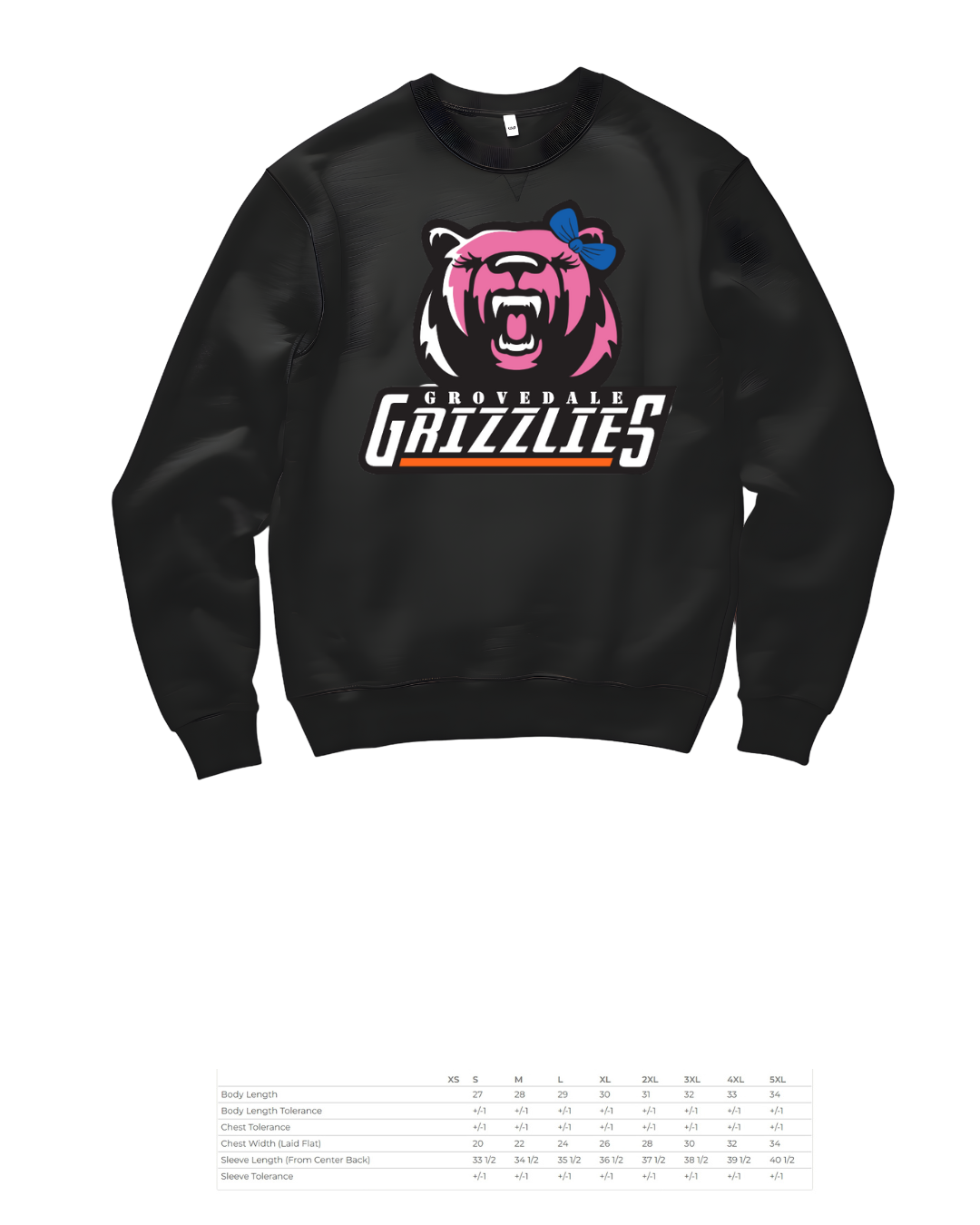 Grovedale Grizzlies Crewneck