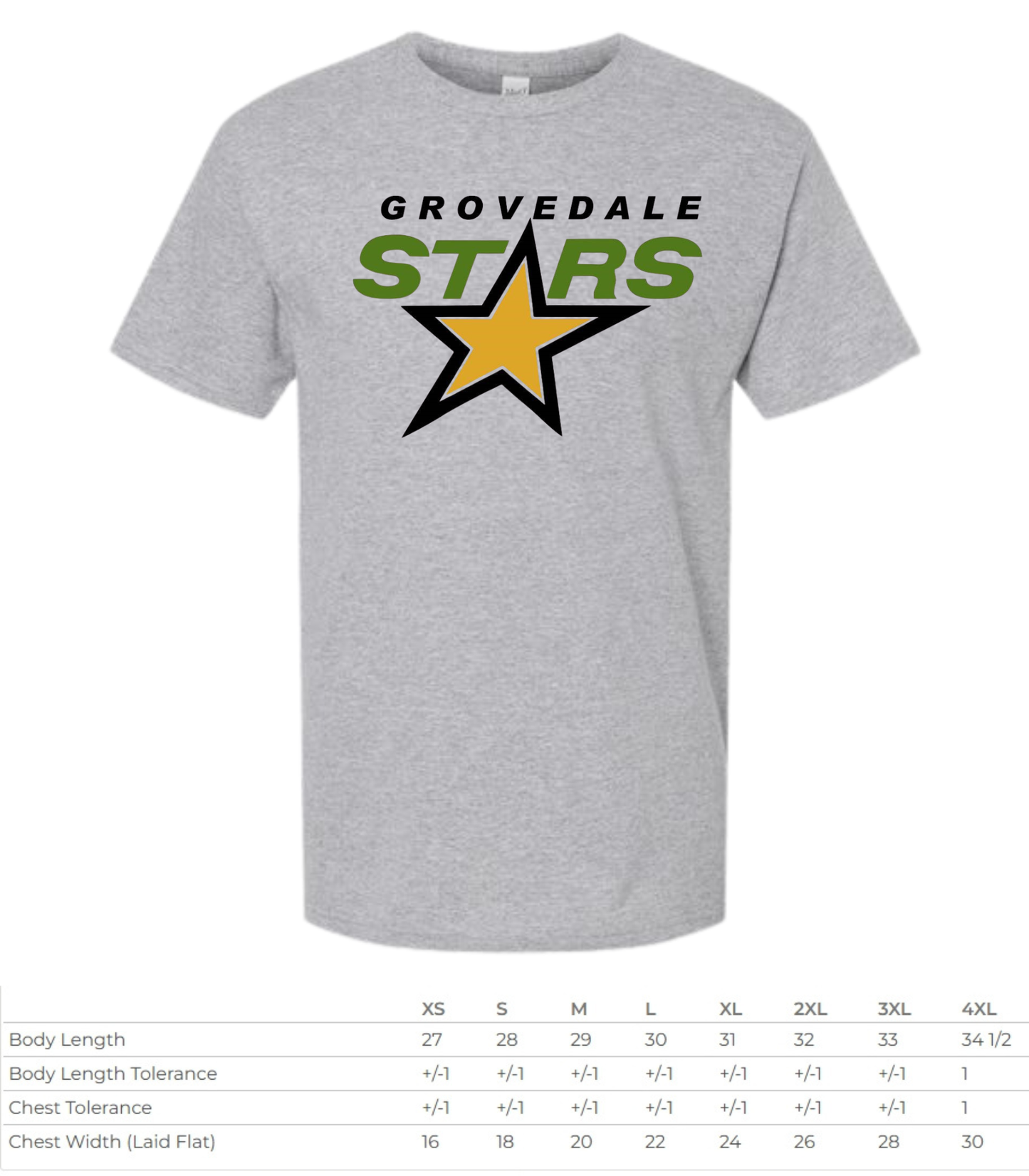 Grovedale Stars T-Shirt