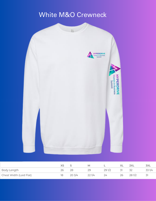Hyperdrive Crewneck - White