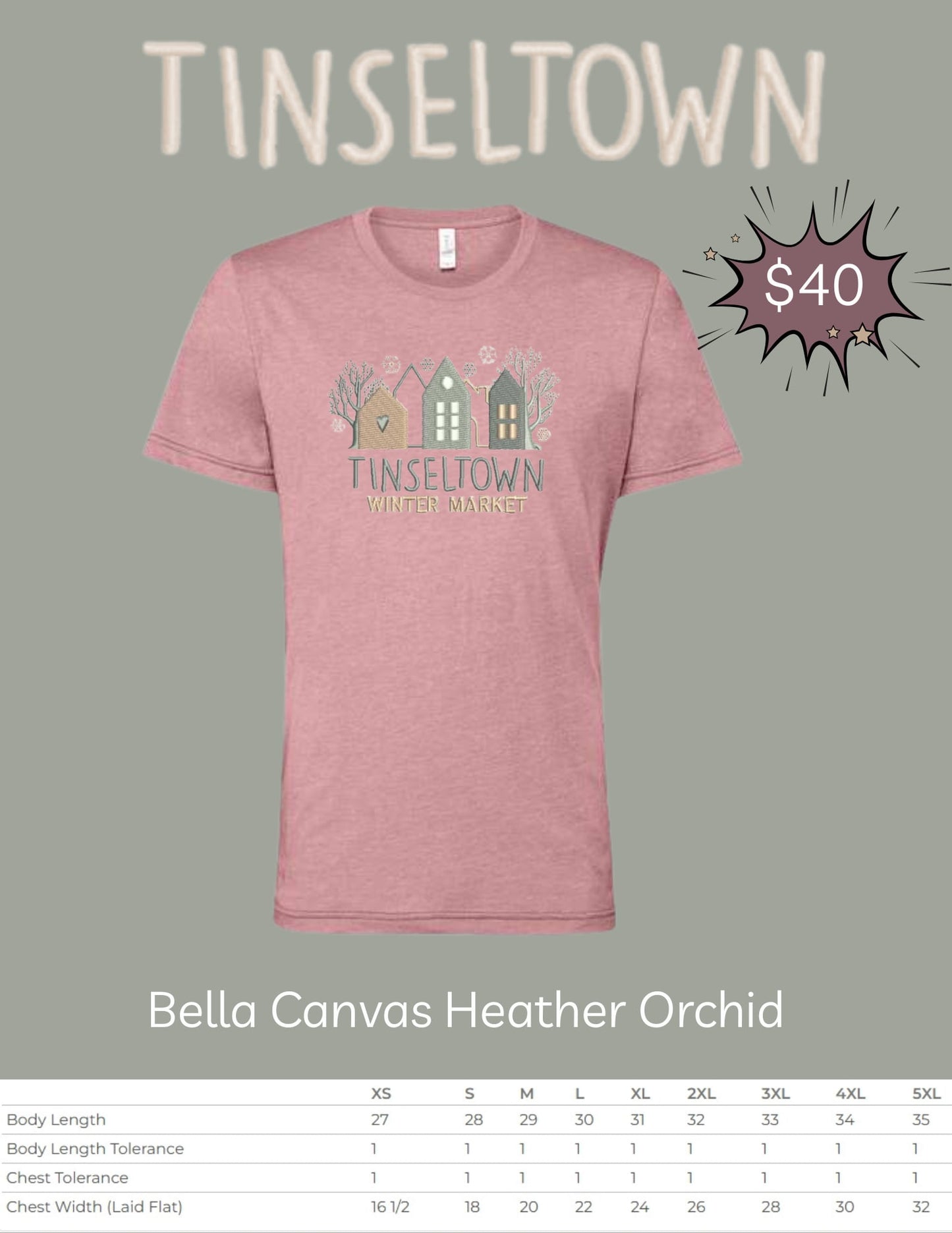 TINSELTOWN WINTER MARKET TEE