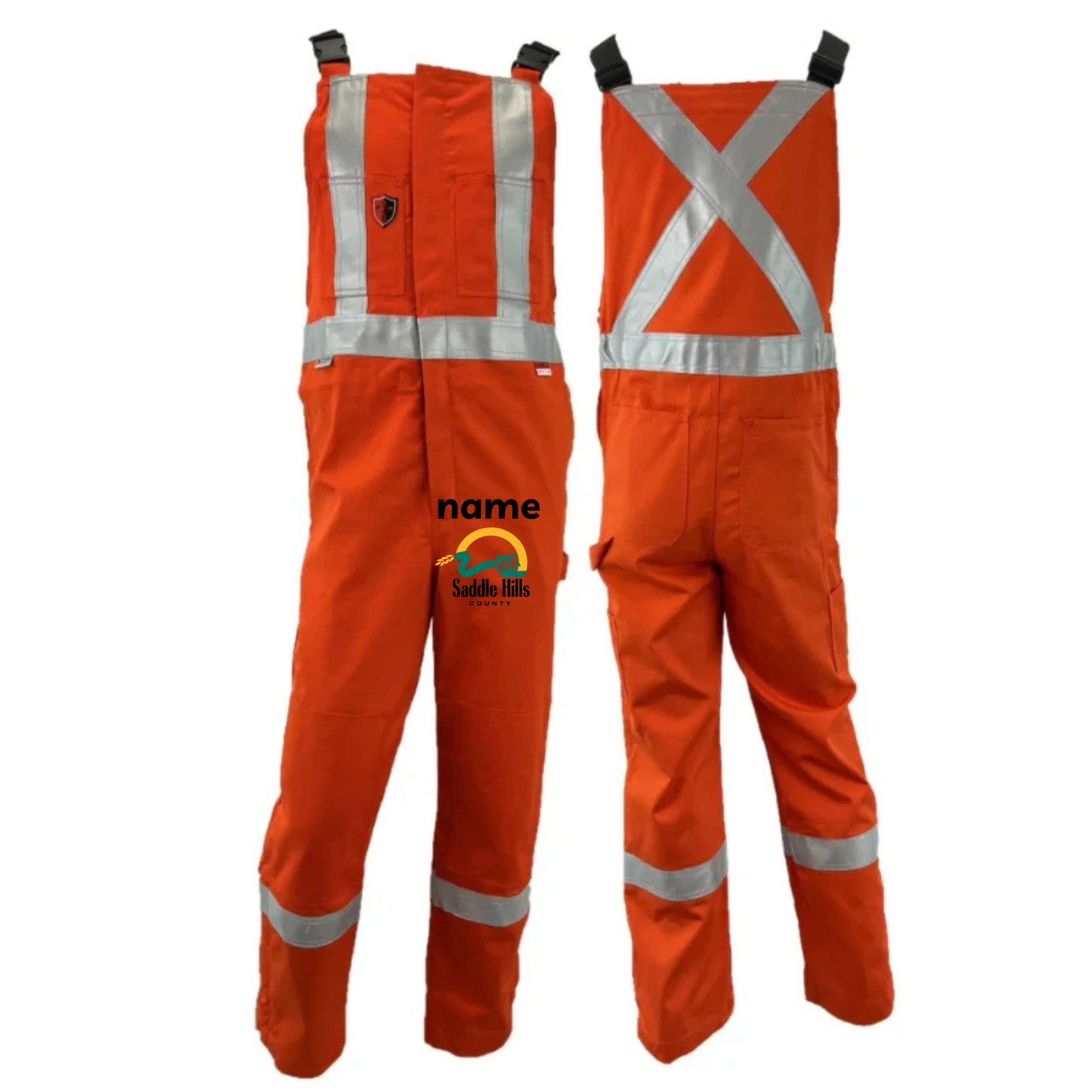 Atlas Guardian® FR-ARC Flash Summer Safety Bibs Custom Embroidered
