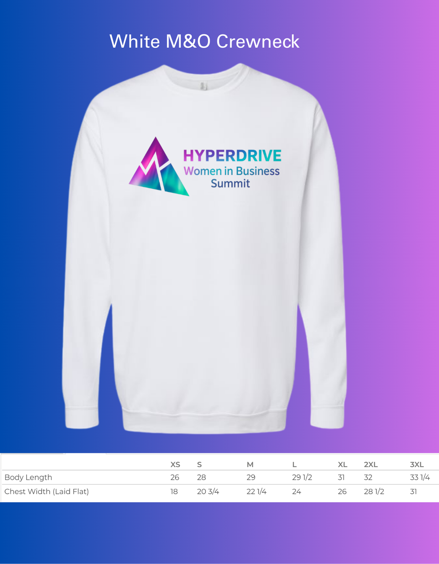 Hyperdrive Crewneck - White